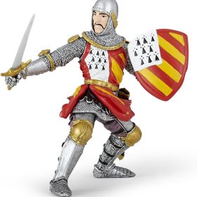 Realistic Tournament Knight Figure Toy for Kids Ages 3+ Fantasy & Medieval Collection Creative Play Medieval Battle Gift Idea Toy for Girls and Boys 3.2 in X 1.9 in X 3.5 in