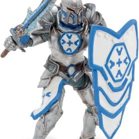 Realistic Silver Knight Figure Ages 3+ Fantasy & Medieval Collection Creative Play Epic Quests Gift Idea Toy for Girls and Boys